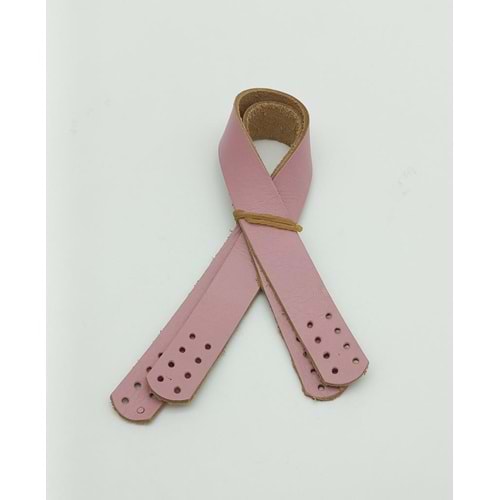 Çanta Aksesuar 35X2 Cm Gerçek Deri Çift Sap Lila