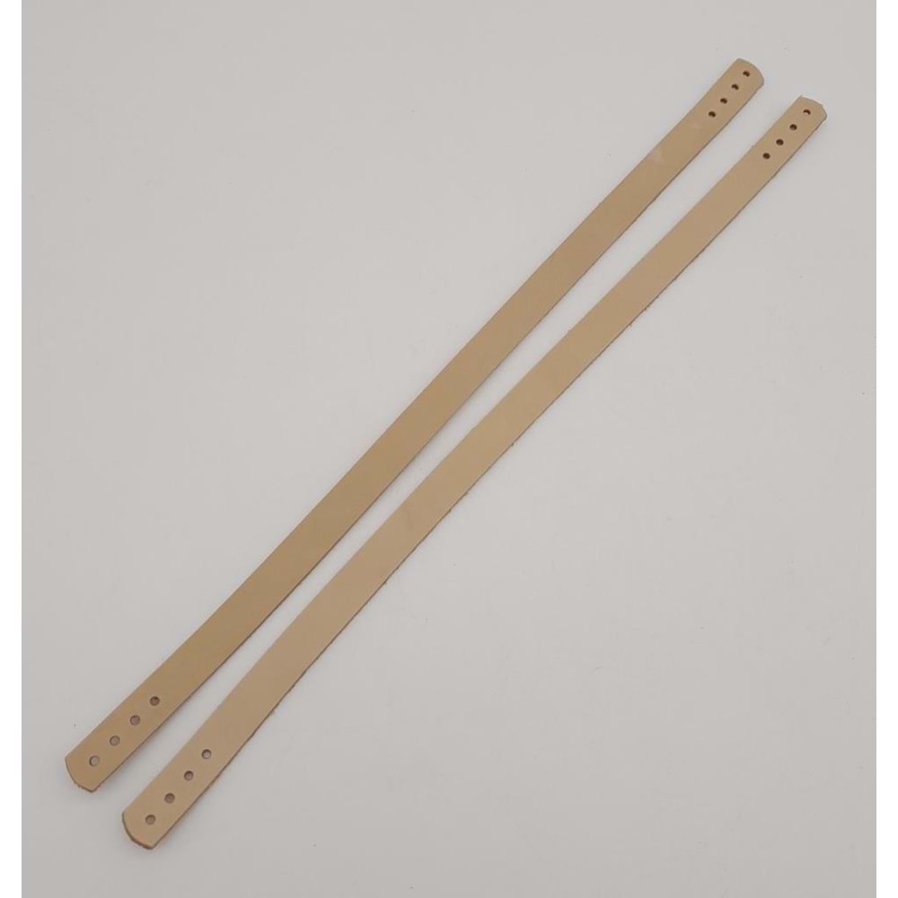 Çanta Aksesuar Gerçek Deri 35X1.2 Cm Ham Doğal Renk Çanta Sapı