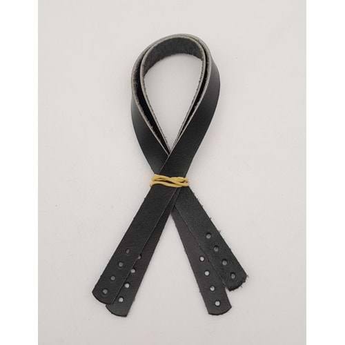 Çanta Aksesuar Gerçek Deri 35X1.2 Cm Siyah Renk Çanta Sapı