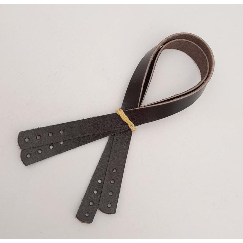 Çanta Aksesuar Gerçek Deri 35X1.2 Cm Kahverengi Çanta Sapı