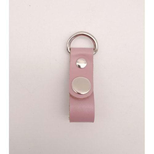 Çanta Aksesuar Lila Gerçek Deri Çıtçıtlı Sapucu Böce Gümüş Metalli 1 Adet