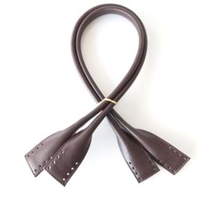 Çanta Aksesuar Gerçek Deri Pelikan Model Çanta Sapı Koyu Kahve Renk