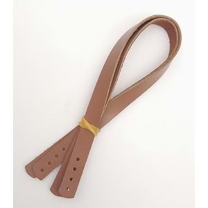 Çanta Aksesuar Gerçek Deri 35x1.2 cm Sütlü Kahve Renk Çift Çanta Sapı