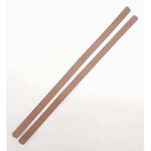 Çanta Aksesuar Gerçek Deri 35x1.2 cm Sütlü Kahve Renk Çift Çanta Sapı