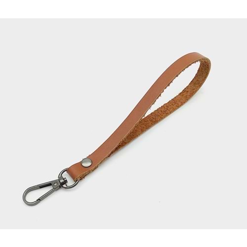 Çanta Aksesuar Gerçek Deri Sütlü Kahve Renk Elcik Füme Metalli