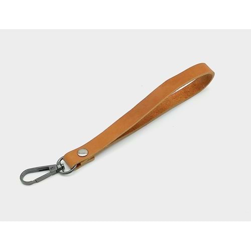 Çanta Aksesuar Gerçek Deri Taba Renk Elcik Füme Metalli