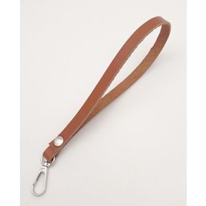 Çanta Aksesuar Gerçek Deri Taba Renk Elcik Gümüş Metalli