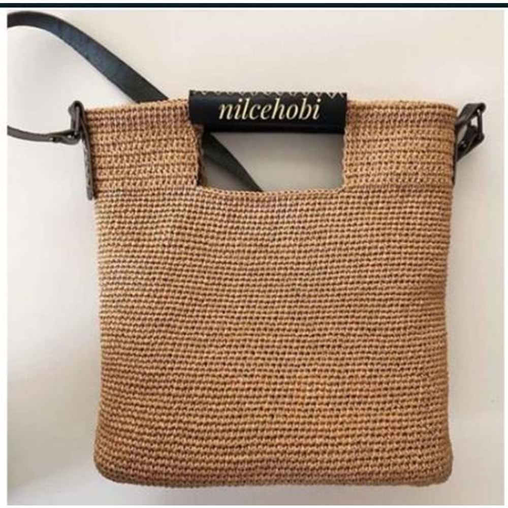 Çanta Aksesuar Kızıl Kahve Renk Gerçek Deri Tutma Sapı 15X6 Cm Simit Sap