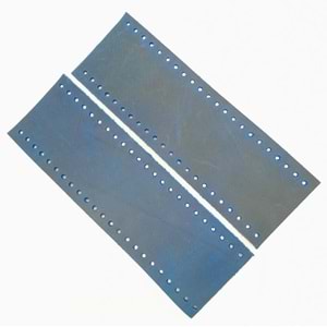 Çanta Aksesuar Crazy Oil Saks Mavi Gerçek Deri Tutma Sapı 18X6 Cm Simit Sap