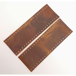 Çanta Aksesuar Crazy Oil Hardal Gerçek Deri Tutma Sapı 18X6 Cm Simit Sap