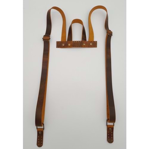 Çanta Aksesuar Gerçek Deri Sırt Çanta Sapı Crazy Oil Hardal Sarı Antik Metalli