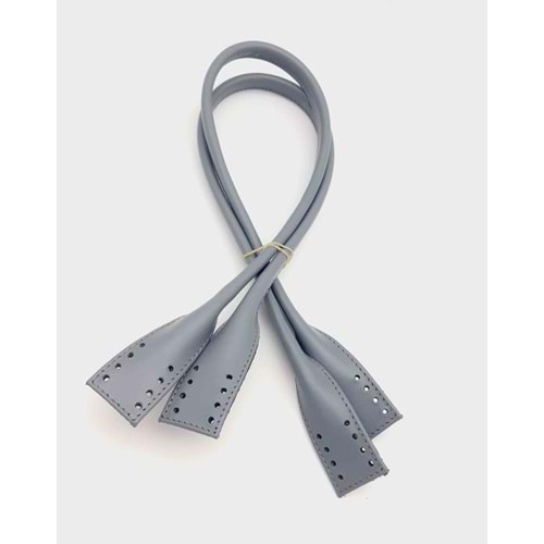 Çanta Aksesuar Gerçek Deri Pelikan Model Çanta Sapı Gri Renk