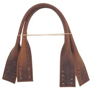 Çanta Aksesuar Gerçek Deri Kısa Pelikan Model Çanta Sapı Crazy Oil Hardal Sarı Renk