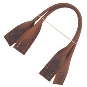 Çanta Aksesuar Gerçek Deri Kısa Pelikan Model Çanta Sapı Crazy Oil Hardal Sarı Renk