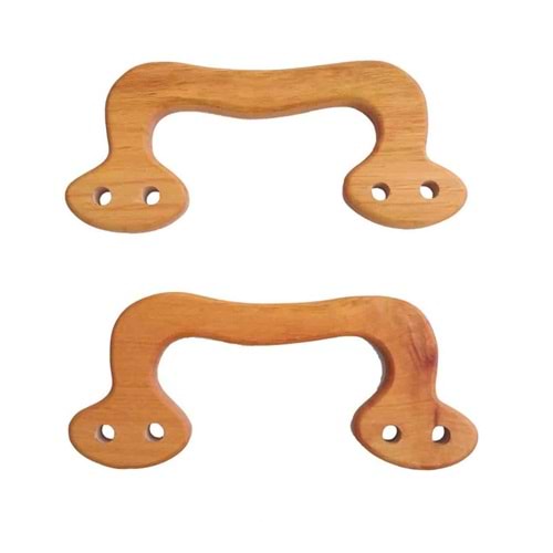 Çanta Aksesuar Hafif Ahşap Çanta Sapı 17.5 Cm No9