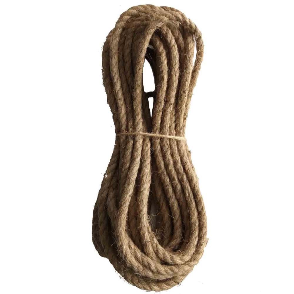 Çanta Aksesuar 6 Mm 10 Metre Jüt Halat