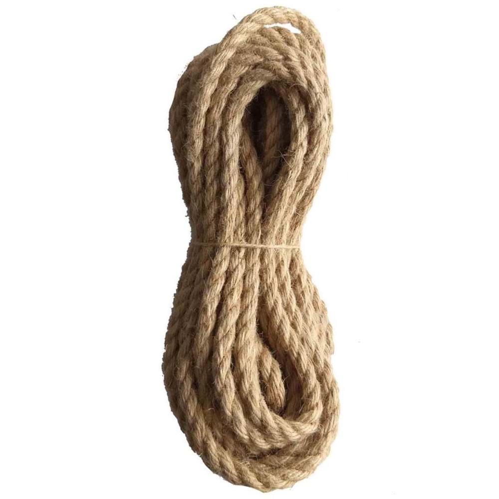 Çanta Aksesuar 8 Mm 10 Metre Jüt Halat
