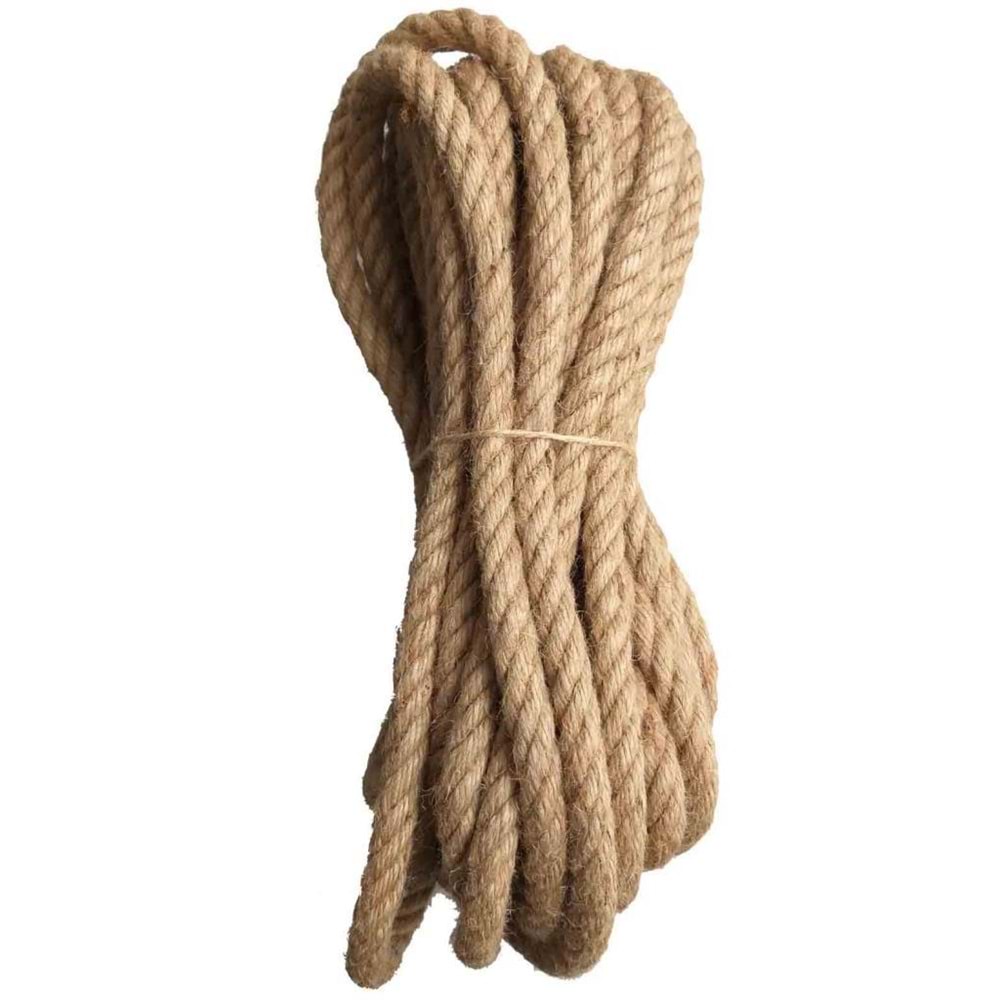 Çanta Aksesuar 10 Mm 10 Metre Jüt Halat