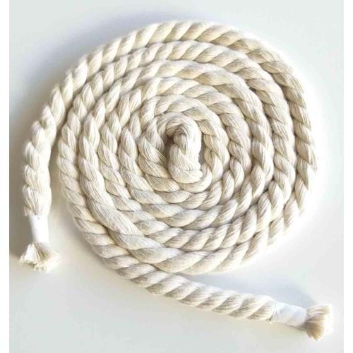Çanta Aksesuar 15 Mm Pamuk Halat Makreme İpi 1 Metre