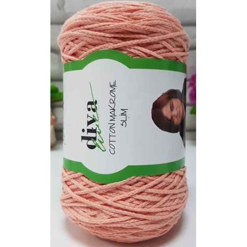 Çanta Aksesuar Diva Pamuk Makrome Somon (İnce)