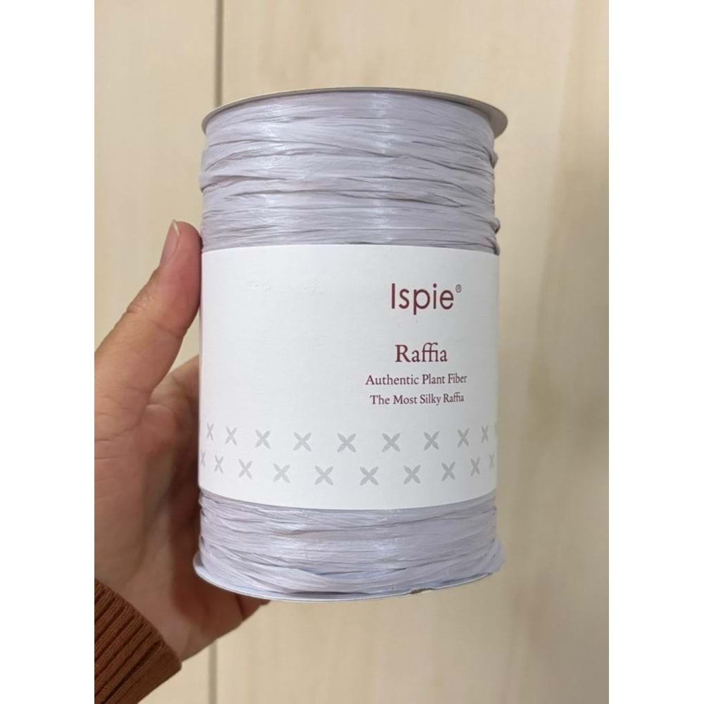 Çanta Aksesuar İspie Rafya 120A Açık Gri Renk