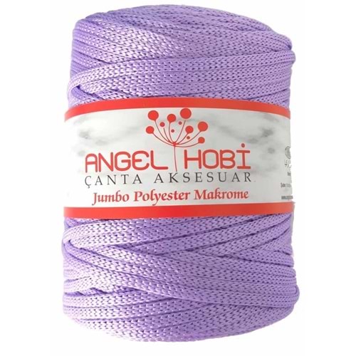 Çanta Aksesuar Lila Renk 5 Mm Jumbo Polyester Makrome No:8