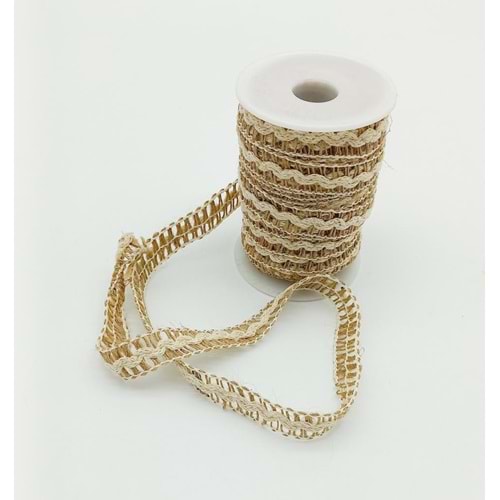 Çanta Aksesuar Jüt Şerit Süs No12