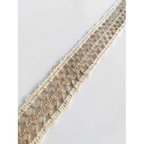 Çanta Aksesuar Jüt Şerit Süs No6