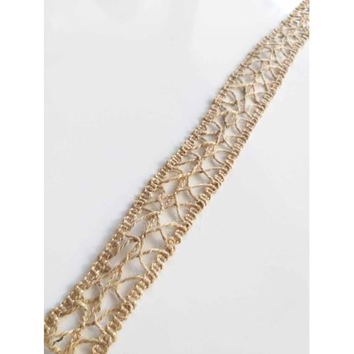 Çanta Aksesuar Jüt Şerit Süs No8