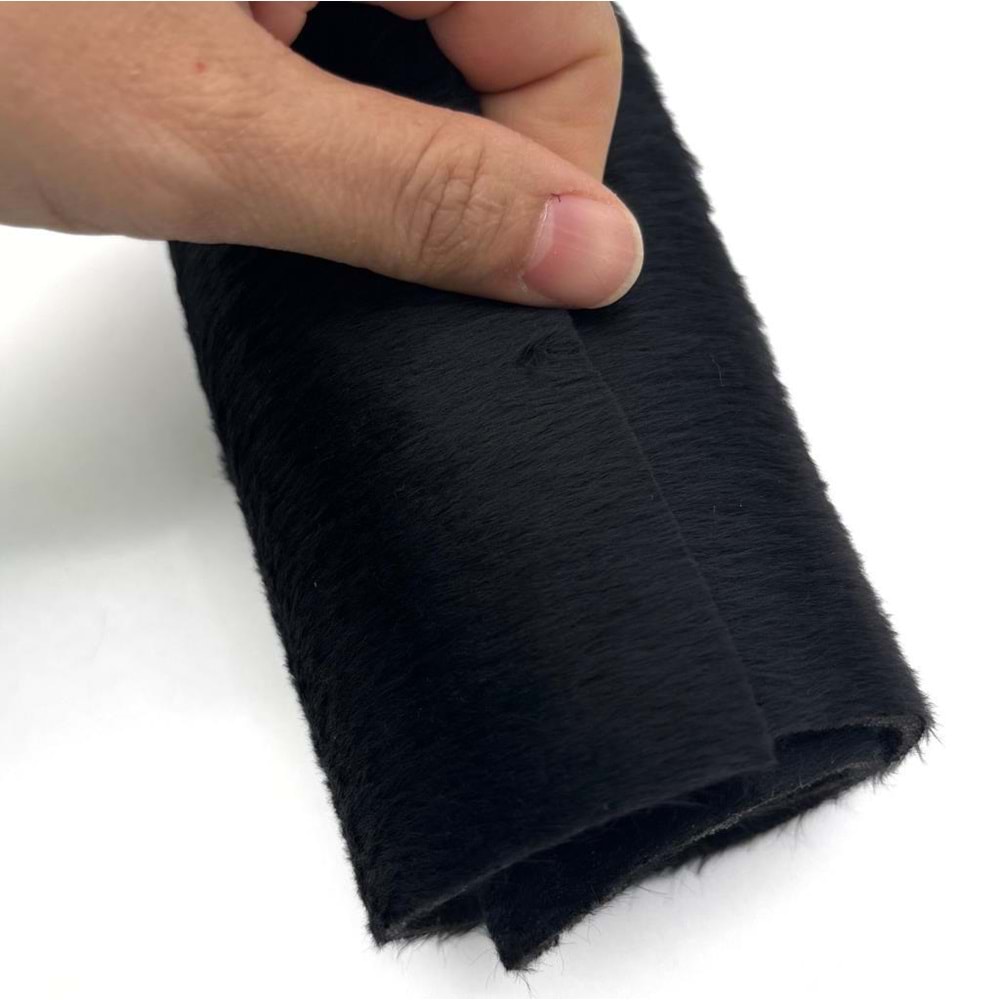 Çanta Aksesuar Siyah Renk Tay Tüyü Kumaş, Bot, Ayakkabı İçerisine Konulabilir