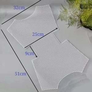 Çanta Aksesuar Kelebek Model Plastik Kanvas Siyah Renk