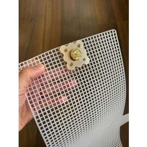 Çanta Aksesuar 36x40 Cm Plastik Kanvas Mıknatıslı Kilitli