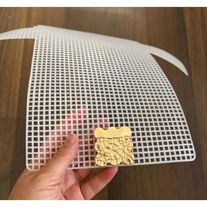 Çanta Aksesuar 36x40 Cm Plastik Kanvas Mıknatıslı Kilitli