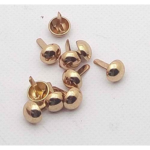 Çanta Aksesuar 10Lu Light Gold Kabara Yuvarlak Model