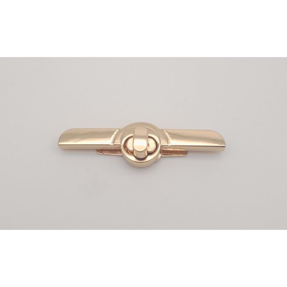 Çanta Aksesuar Kilitli Kapak Aparatı No:2 Light Gold Renk