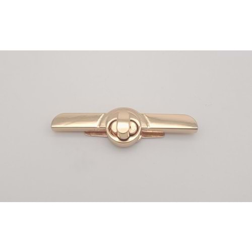 Çanta Aksesuar Kilitli Kapak Aparatı No:2 Light Gold Renk