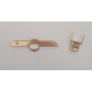Çanta Aksesuar Kilitli Kapak Aparatı No:2 Light Gold Renk