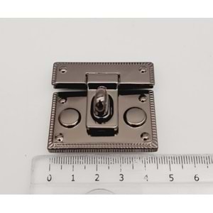 Çanta Aksesuar Füme Renk Kilit No:17