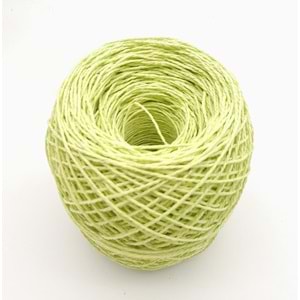Çanta Aksesuar Fosforlu Yeşil Renk 100 Gr Sarılmış Kağıt İp