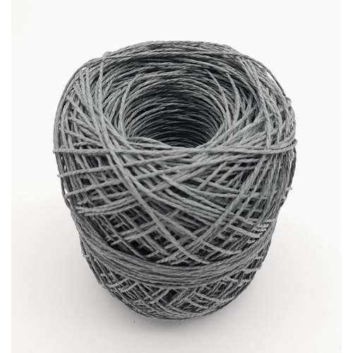 Çanta Aksesuar Gri-Yeşil Renk 100 Gr Sarılmış Kağıt İp