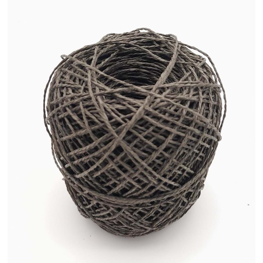 Çanta Aksesuar Antrasit Renk 100 Gr Sarılmış Kağıt İp