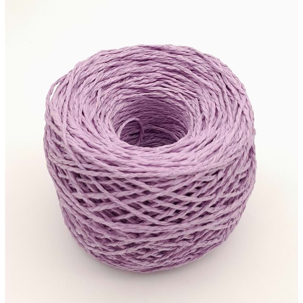 Çanta Aksesuar Açık Mor Renk 100 Gr Sarılmış Kağıt İp