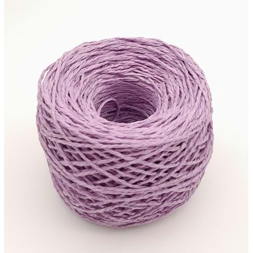 Çanta Aksesuar Açık Mor Renk 100 Gr Sarılmış Kağıt İp