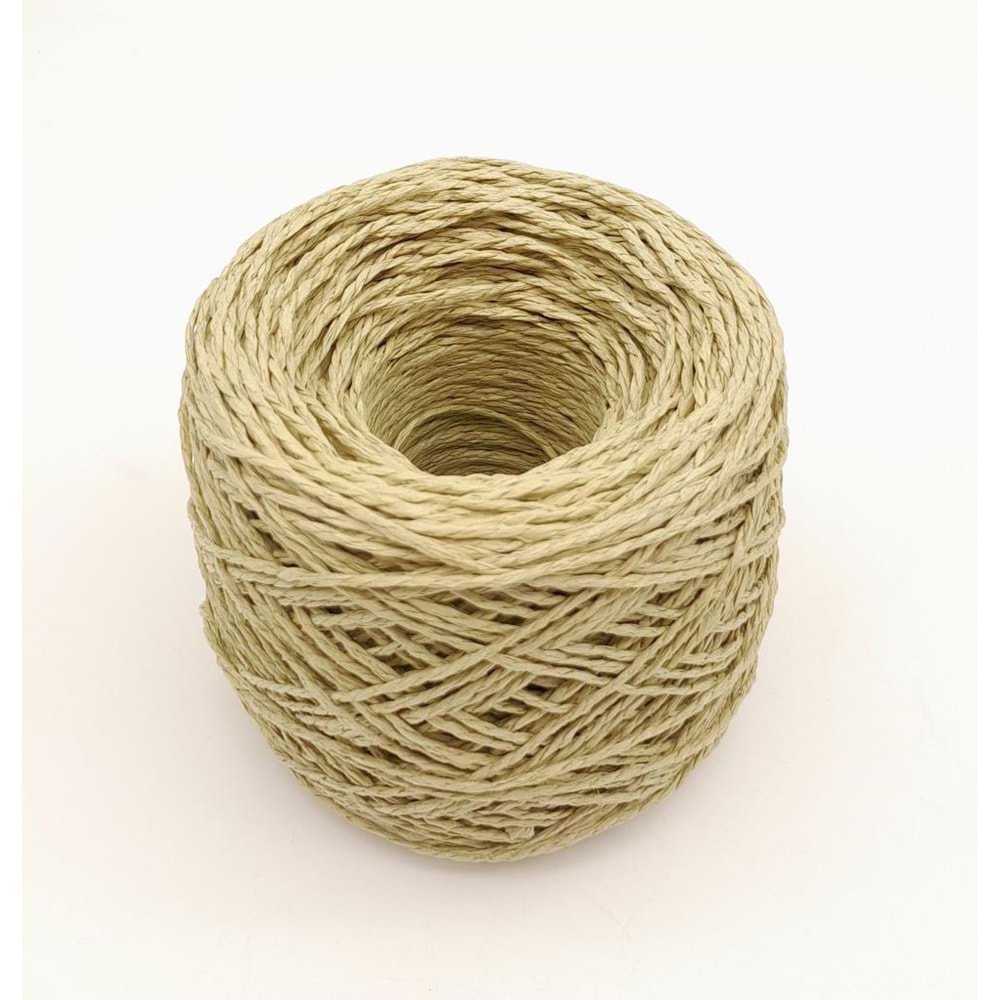 Çanta Aksesuar Küf Yeşili Renk 100 Gr Sarılmış Kağıt İp