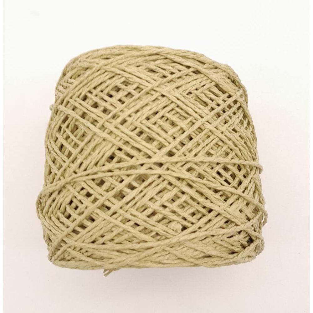 Çanta Aksesuar Küf Yeşili Renk 100 Gr Sarılmış Kağıt İp