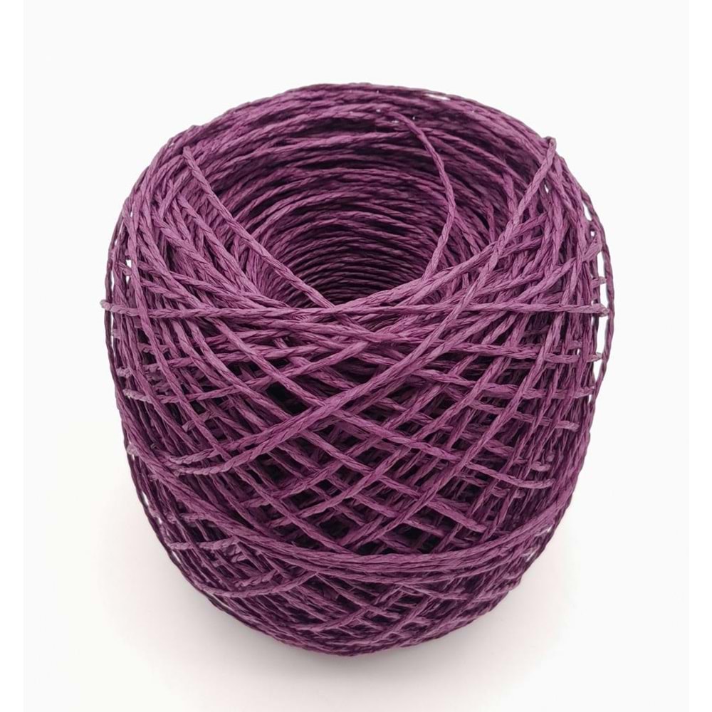 Çanta Aksesuar Eflatun Renk 100 Gr Sarılmış Kağıt İp