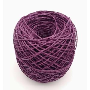 Çanta Aksesuar Eflatun Renk 100 Gr Sarılmış Kağıt İp