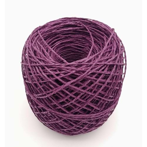 Çanta Aksesuar Eflatun Renk 100 Gr Sarılmış Kağıt İp