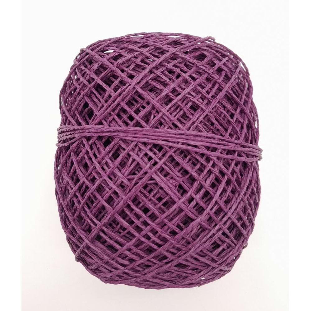 Çanta Aksesuar Eflatun Renk 100 Gr Sarılmış Kağıt İp