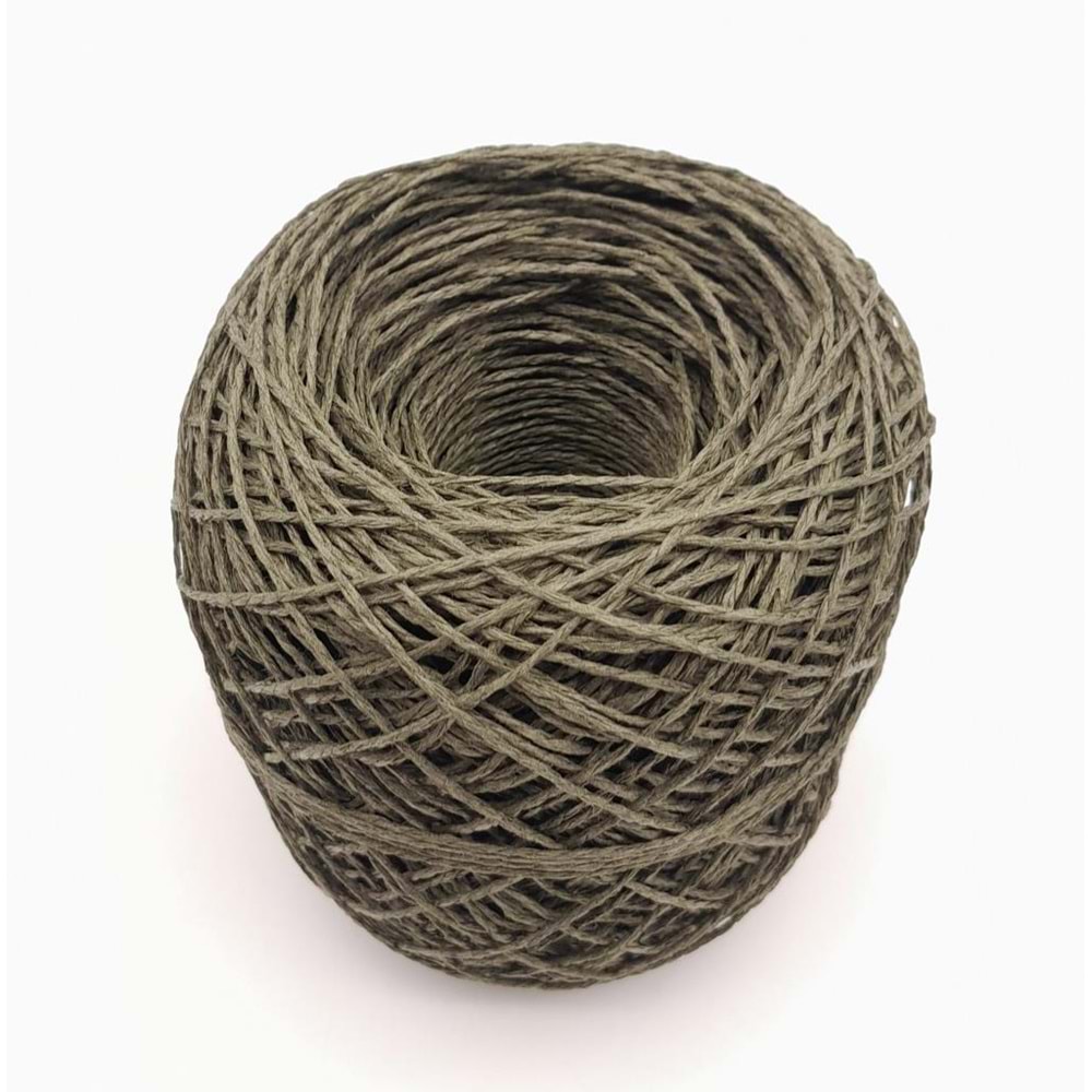Çanta Aksesuar Koyu Haki Renk 100 Gr Sarılmış Kağıt İp